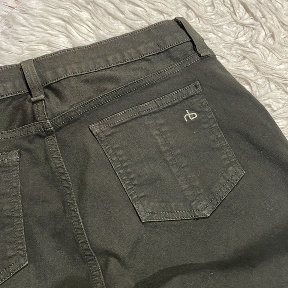 Rag & Bone Skinny Legging Low Rise Jeans Dark Green PFD - Picture 11 of 11